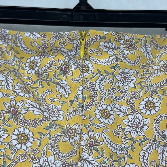 Girl Princess Crepe Ruffle Hem Layered Empire Waist Skirt Sz 12 Floral - Picture 6 of 8